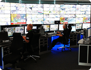 Los Monitores, Generadores de Cuadrantes y Dispositivos de Salida (CCTV).